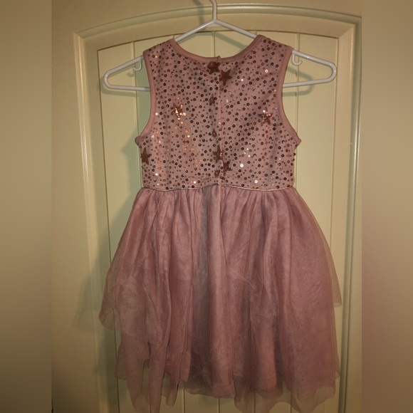 New pink sparkly dress size 7 - Picture 2 of 2